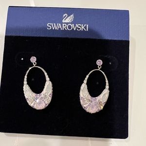 Swarovski pierced earrings